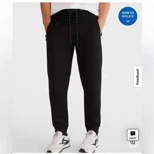 Aeropostale mens tech fleece joggers size XS NWT